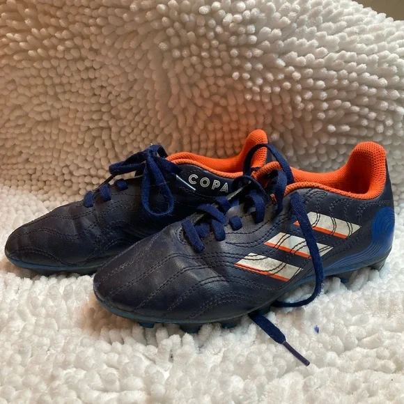 Adidas Kids Copa Sneakers - Navy and Orange - Picture 1 of 2